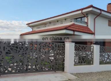 American Residential Garden Fencing Trellis Wrought Iron Metal Main Gates Fencing Extensions Optional Designs