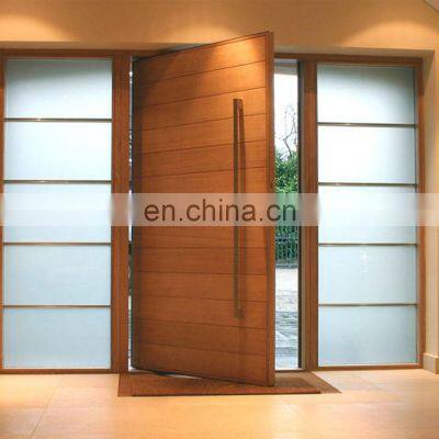 Hot sale exterior pivot door solid main entry door modern designs pivot front door