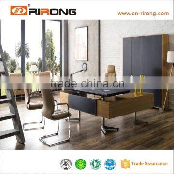 8035 Heated Office Design Leather Sectional Sofa photo-4
