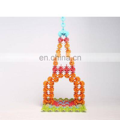 Educational Toy Kids Building Blocks Construction Toy Snowflake Building Blocks photo-4