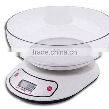 KH Free Design Cute Kitchen Scale With Bowl photo-3