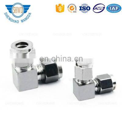 OD 3/8 Stainless Steel Tube Fitting 304/ 316 Equal Union Tee 3 Way Tube Connector photo-5