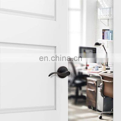 Oil Rubbed Bronze Finish Entry Classic Series Entrance Lever Door Handle Lock With Two Keys Lever Lock photo-4