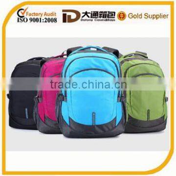 colorful fashion microfiber material school bag