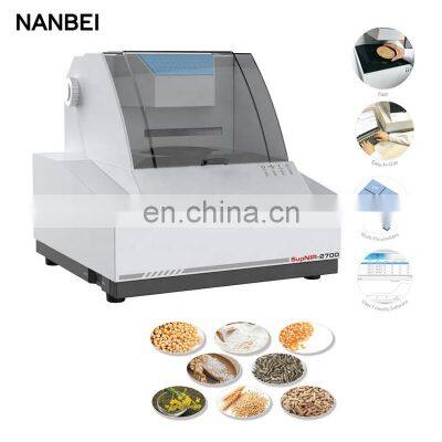 Animal feed protein fat fiber moisture ash analysis NIR Spectrophotometer