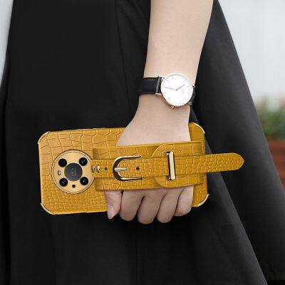 Waterproof Mobile Phone Case All Inclusive Lens Crocodile Skin Electroplated Case Anti Fall Applicable To Huawei P40 Pro photo-5