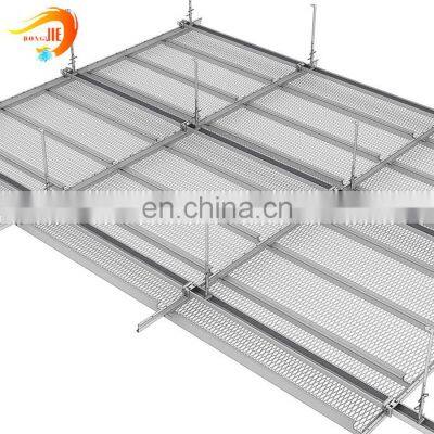Chinese Manufacturer Aluminum Expanded Metal Mesh With Frame for Suspended Ceiling Tiles