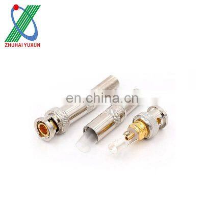 Welding-free Plug Connector BNC Male Screw With Spring BNC Male Connector To Screw Terminal for Cctv Camera photo-3