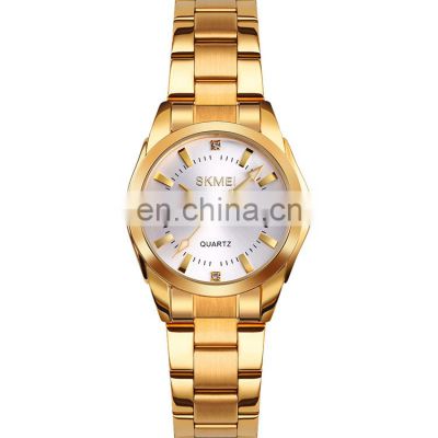 slim gold watch stainless steel caseback japan movement watch 1620 hot selling model for lady women