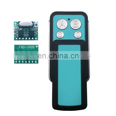 433.92 learning code4key remote control + RF receiving module