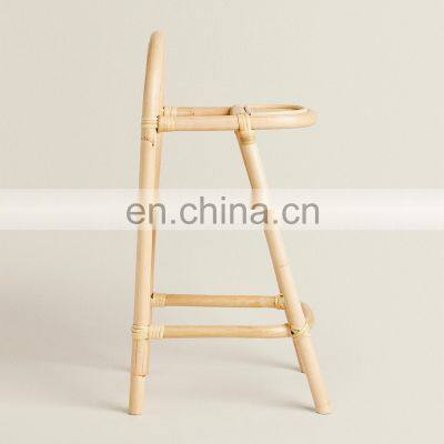 RATTAN TOY HIGH CHAIR Feeding Chair Doll Furniture Retro Boho Kid Dinning Chair Vietnam Manufacturer Cheap Wholesale photo-4