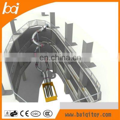 Amazing Large Commercial Stainless Steel Playground Slide for Kids and Adults