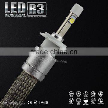 2015 New Arrive R3 Mini LED Headlight h7 Car Led Light Upgrade Kit With Flexible Heat Dissipation Belt photo-3