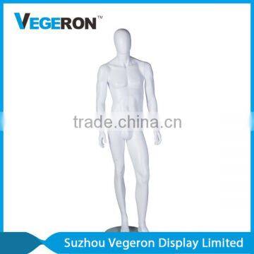 matt white abstract male display mannequin
