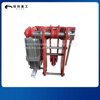 Hengyang Heavy Industry's electric hydraulic windproof iron wedge brake YFX-350/80 is used in industries such as ports and docks