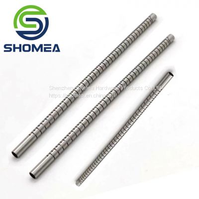 SHOMEA Customized Thin Wall Small Diameter Stainless Steel Distal laser cutting Spiral tube