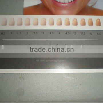 High Quality Dentech Paper Teeth Shade Guide