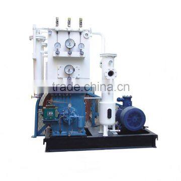 Oxygen gas filling compressor