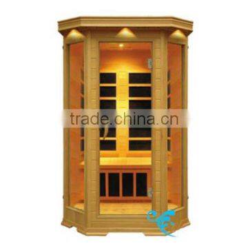 A serial tourmaline sauna room
