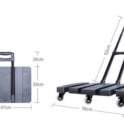 Foldable Moving Platform Hand Truck Dolly Hand Carts Trolley