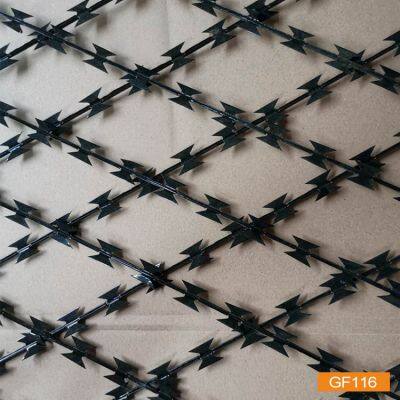 Galvanized Steel Razor Mesh Razor Wire for Garden Wall Farm photo-4