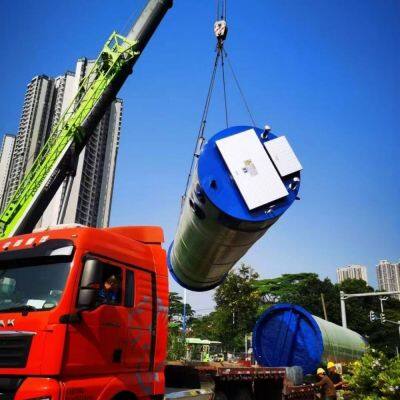 Yunfu Integrated Prefabricated Pump Stations / Dimensions and Specifications of Municipal Rainwater Drainage Pump Stations photo-5