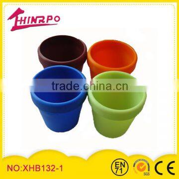 New promotional accessories silicone flowerpot decoration