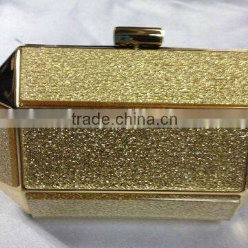 Gold amber resin fashion evening bags