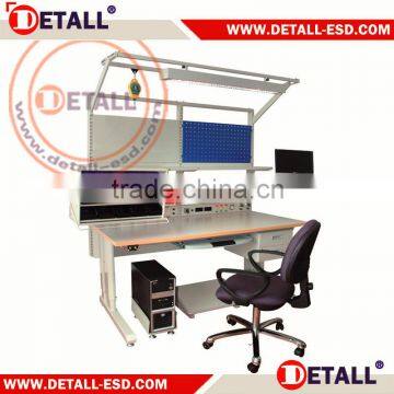 Detall height adjustable esd worktable industrial furniture