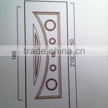 good sale moon and star natural ASH HDF Door Skin