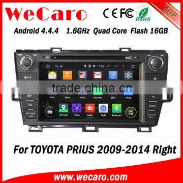 Wecaro WC-TP8004R Android 4.4.4 car dvd player touch screen for toyota prius car dvd player WIFI 3G mirror link 2009-2014                        
                                                Quality Choice