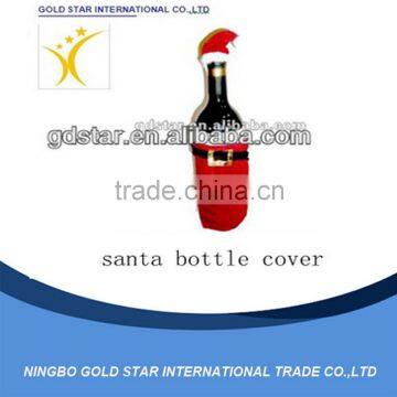Cheap christmas santa bottle cover