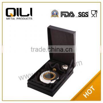 5oz Promtional Stainless Steel Whisky Round Hip Flask Gift photo-1