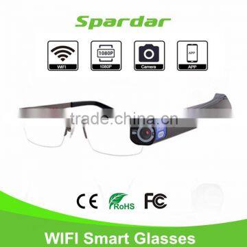WIfi 1080P Full HD Video Camera Glasses with Mobile APP