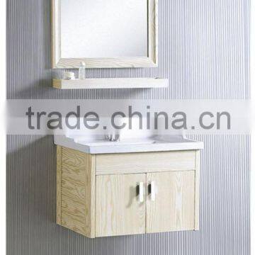 Quality Double Mirror Pvc Home Bathroom Mirror Cabinet photo-2