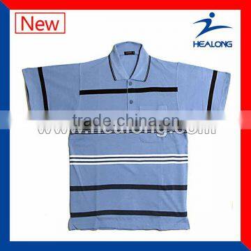 short sleeve comfortable polo t-shirt with pocket