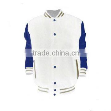 varsity jacket custom letterman winter jacket 100% cotton wholesale