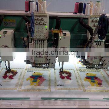 12 Heads Chenille +Flat + Sequins Mixed Computerized Embroidery Machine photo-2