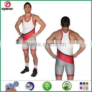 Custom design Sublimated T Back Wrestling Singlet