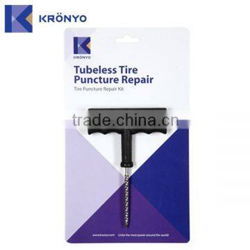 KRONYO T-handle kit tubeless tire repair set tyre screwdriver tool