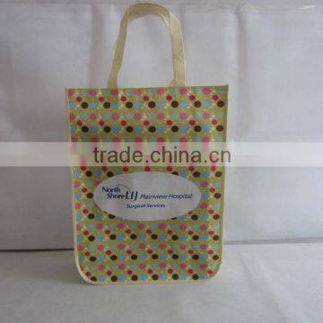 High quality Ultrasonic Wave Non-woven Promotional Shopping Bag