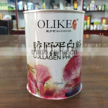 newest design empty safe milk powder container metal tin cans empty metal tin box