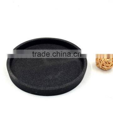 Black Polyresin Sandstone Bathroom Accessories Set photo-4