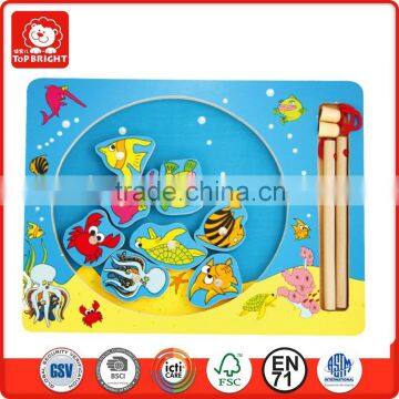 education city games kids silk screen printing sea fish animal design Fishing Puzzle Manufacturers