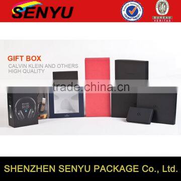 Customized Paper Box With Clear PVC Window, Wireless Speaker Box Packaging
