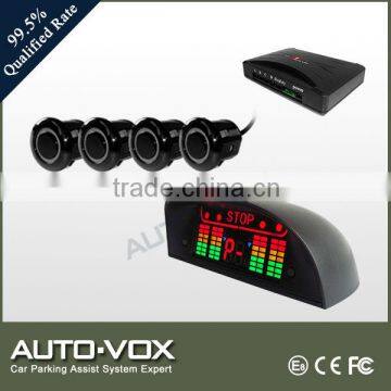 4 sensor high brightness LED car parking sensor system