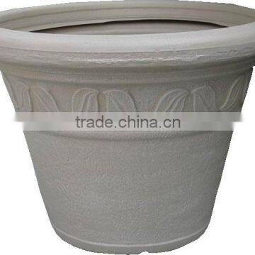 balcony big outdoor ornamental cheap plastic flower pots wholesale