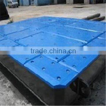 uhmwpe facing pad /ship fender / boat fender