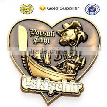 custom polish plating brass quality wholesale metal zinc alloy fridge magnet                        
                                                Quality Choice