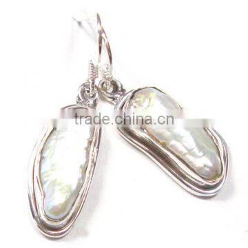 New designs silver jewelry fashion earrings for women Handmade silver jewelry